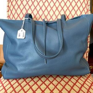 German Fuentes Italian leather tote
